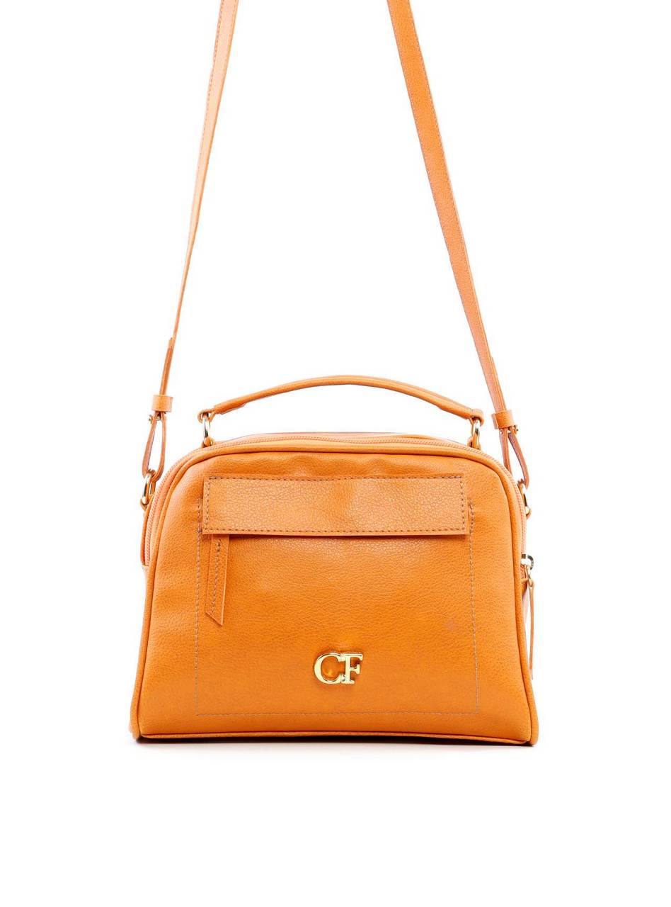 Bolsa Baú com Duas Divisórias - Mostarda BSI-6229 - MT