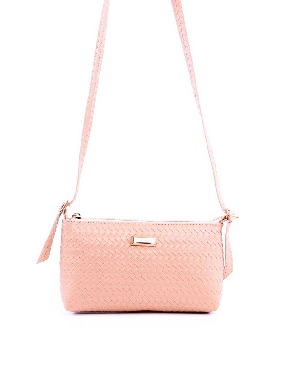 Bolsa Baguete Retangular com Alça Dupla - Nude BSI-6351 - NU