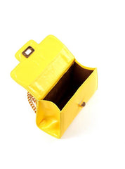 Bolsa Clutch Corrente Pequena - Amarela BSI-5544 - AM