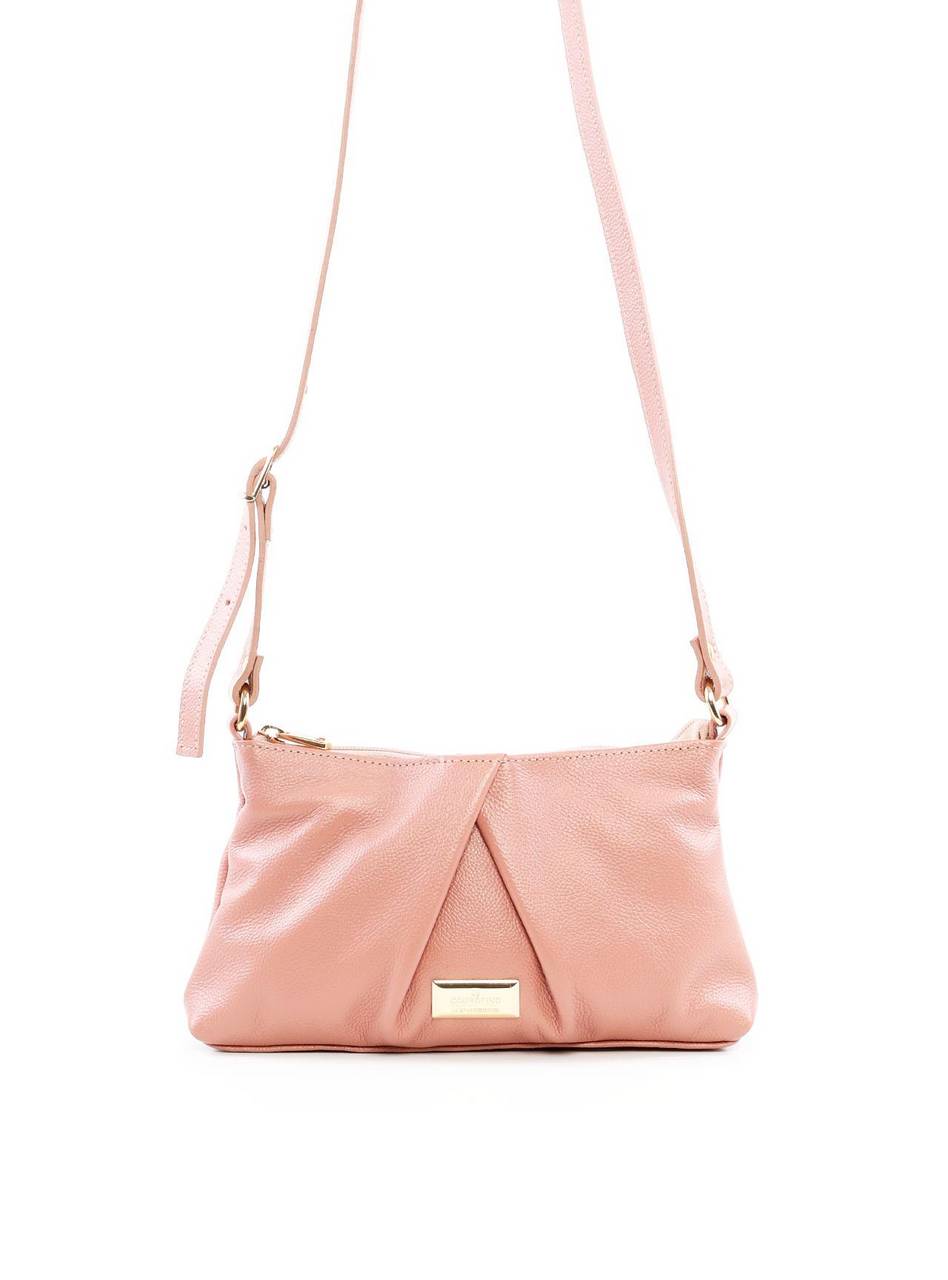 Bolsa Transversal Retangular Detalhe Drapeado - Nude BSI-6281 - NU