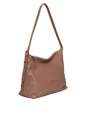 Bolsa Feminina Hobo Couro Grande Tiracolo Nude BSI-5939 - NU