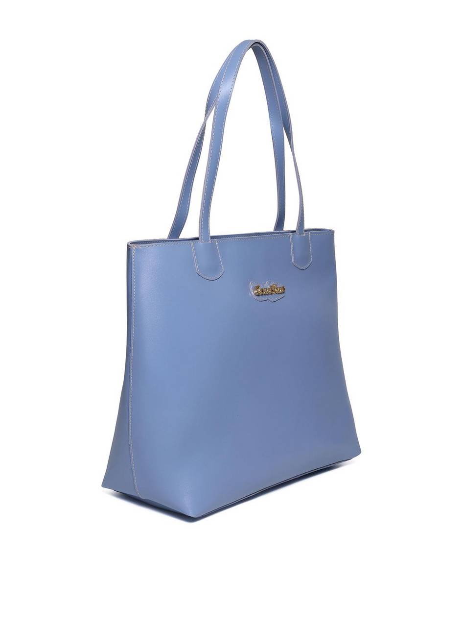 Bolsa Shopper Média Tiracolo Frente Lisa - Azul BSI-5139 - AZ