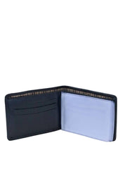 Carteira Masculina Pocket Duas Divisórias Média Couro Preta CAI-846 - PR