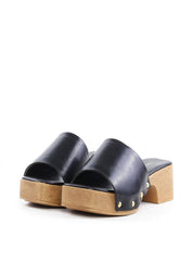 Tamanco Clog com Tachas Laterais - Preta SDI-12095 - PR