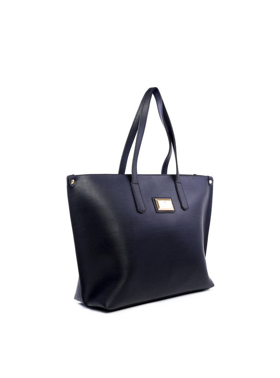 Bolsa Shopper com Detalhes Laterais - Preta BSI-6139 - PR