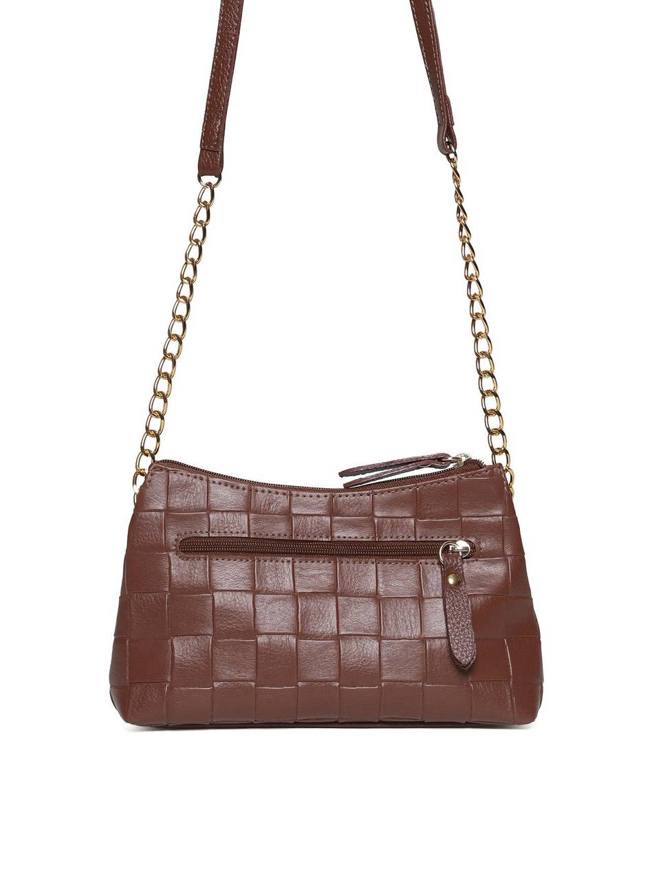 Bolsa Clutch Pequena Transversal Cacau BSI-5753 - CA