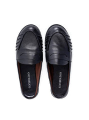 Mule Mocassim Drapeado - Preta SDI-12137 - PR