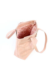 Bolsa Shopper em Tressê com Detalhe de Cinto - Nude BSI-6211 - NU