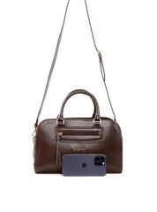 Bolsa Baú Grande com Alça Dupla - Cacau BSI-6462 - CA