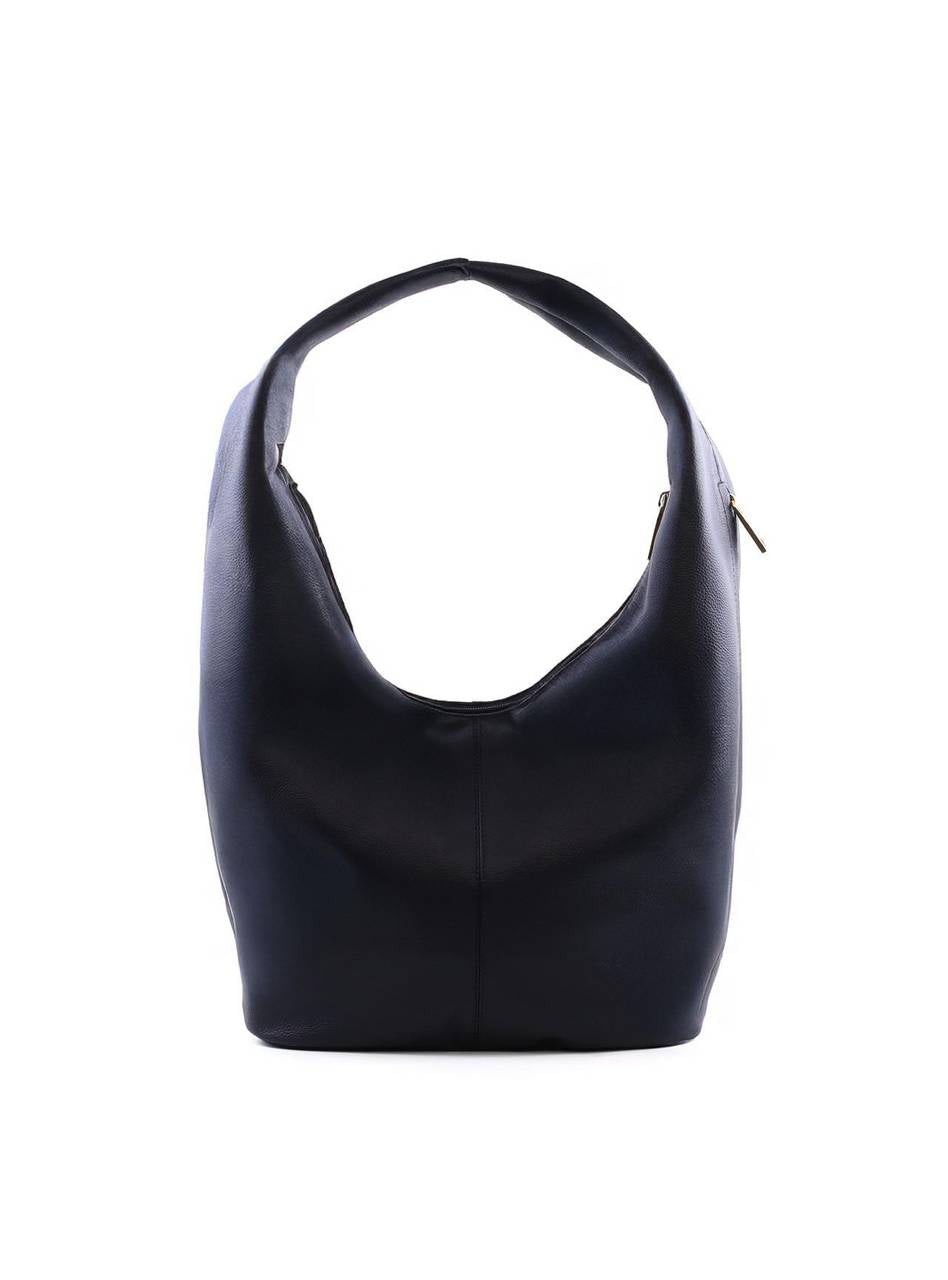 Bolsa Hobo Grande com Bolso Lateral - Preta BSI-6401 - PR
