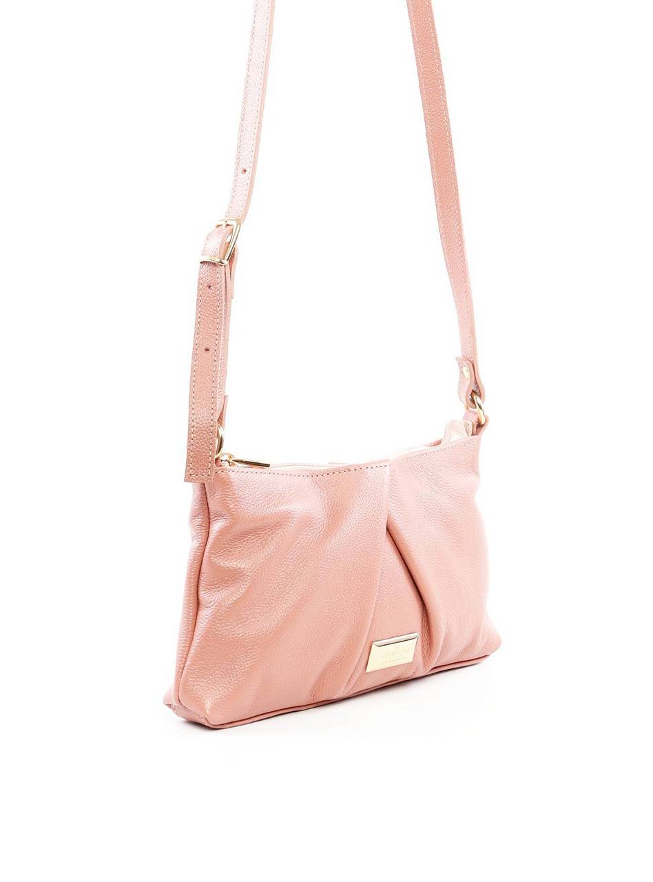 Bolsa Transversal Retangular Detalhe Drapeado - Nude BSI-6281 - NU