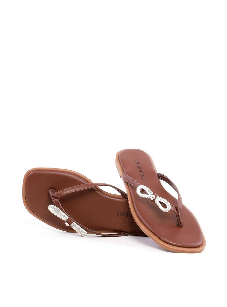 Rasteira de Dedo com Lacinho Strass - Cacau SDI-12160 - CA