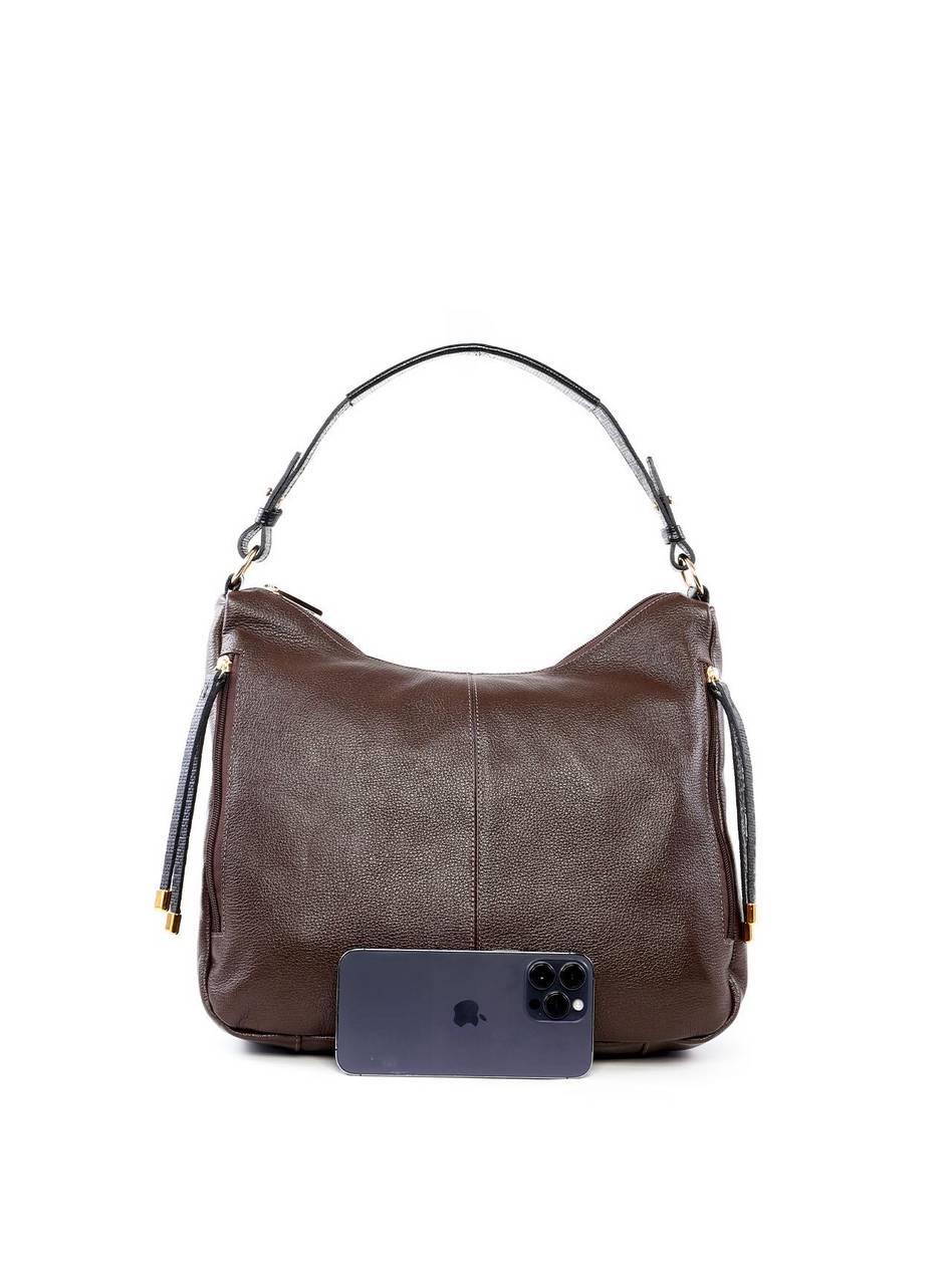 Bolsa Hobo Grande com Bolsos Frontais - Cacau BSI-6468 - CA
