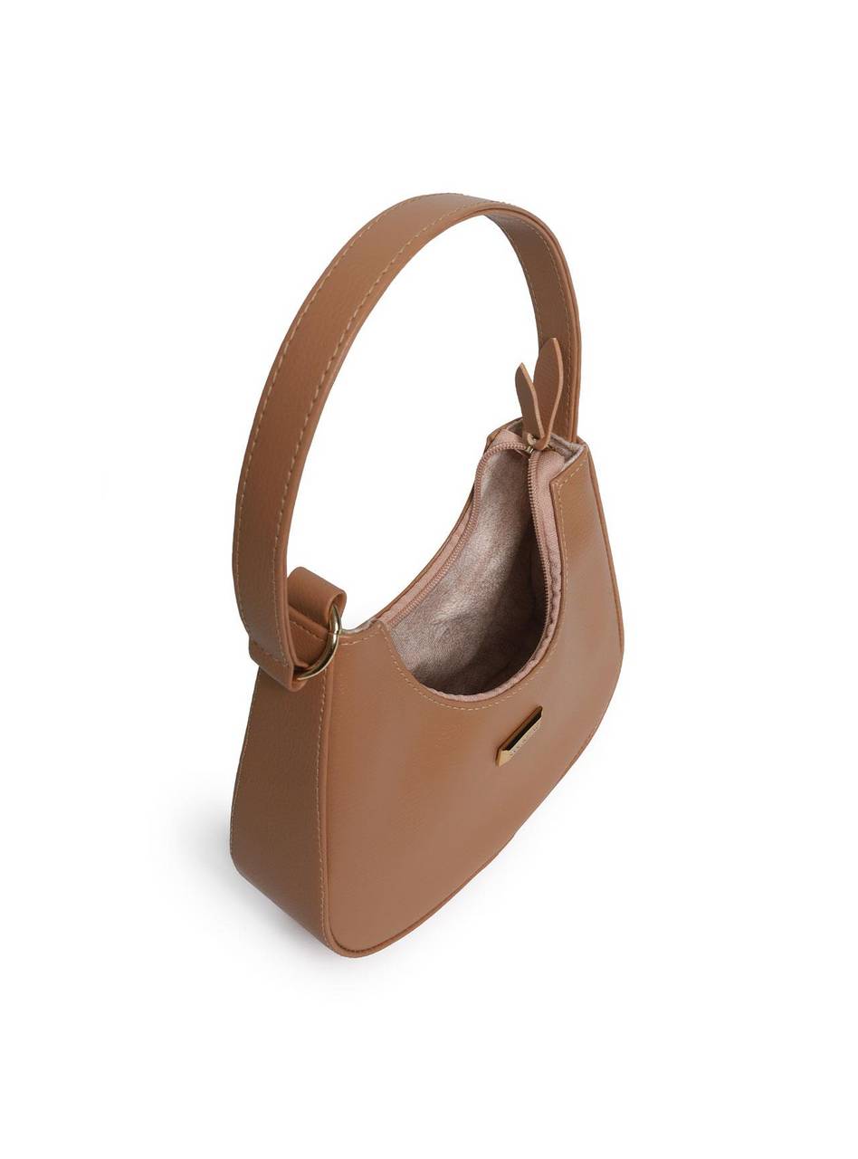 Bolsa Feminina Hobo Tiracolo Pequena Nude BSI-5891 - NU