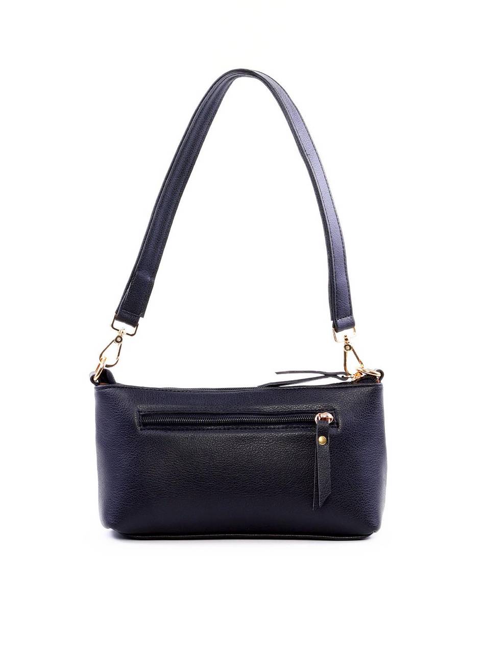 Bolsa Baguette em Metalasse - Preta BSI-6282 - PR