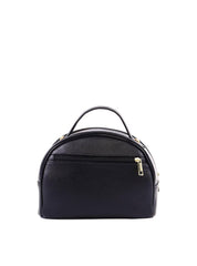 Necessaire Feminina Arredondada Detalhe Tela Frontal - Preta NSI-168 - PR