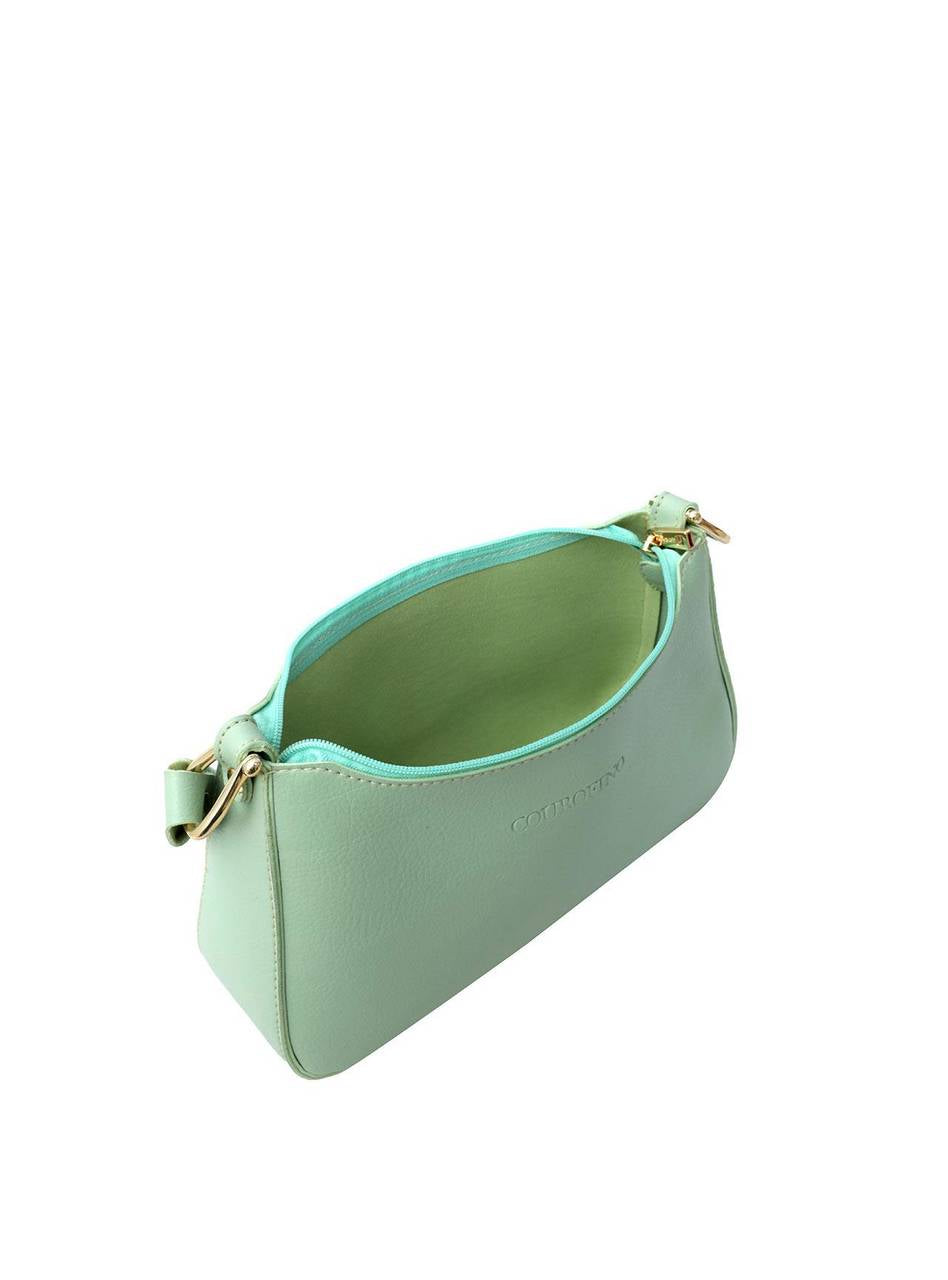 Bolsa Hobo Pequena Meia Lua Verde BSI-5421 - VD