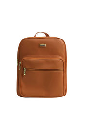 Mochila Feminina Casual Média Bolsos Externos Vermelha MEI-384 - VE
