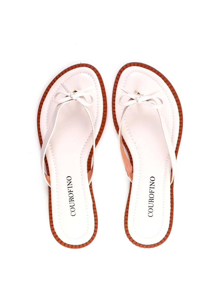 Rasteira de Dedo com Enfeite Orgânico - Fenno SDI-11909 - FE