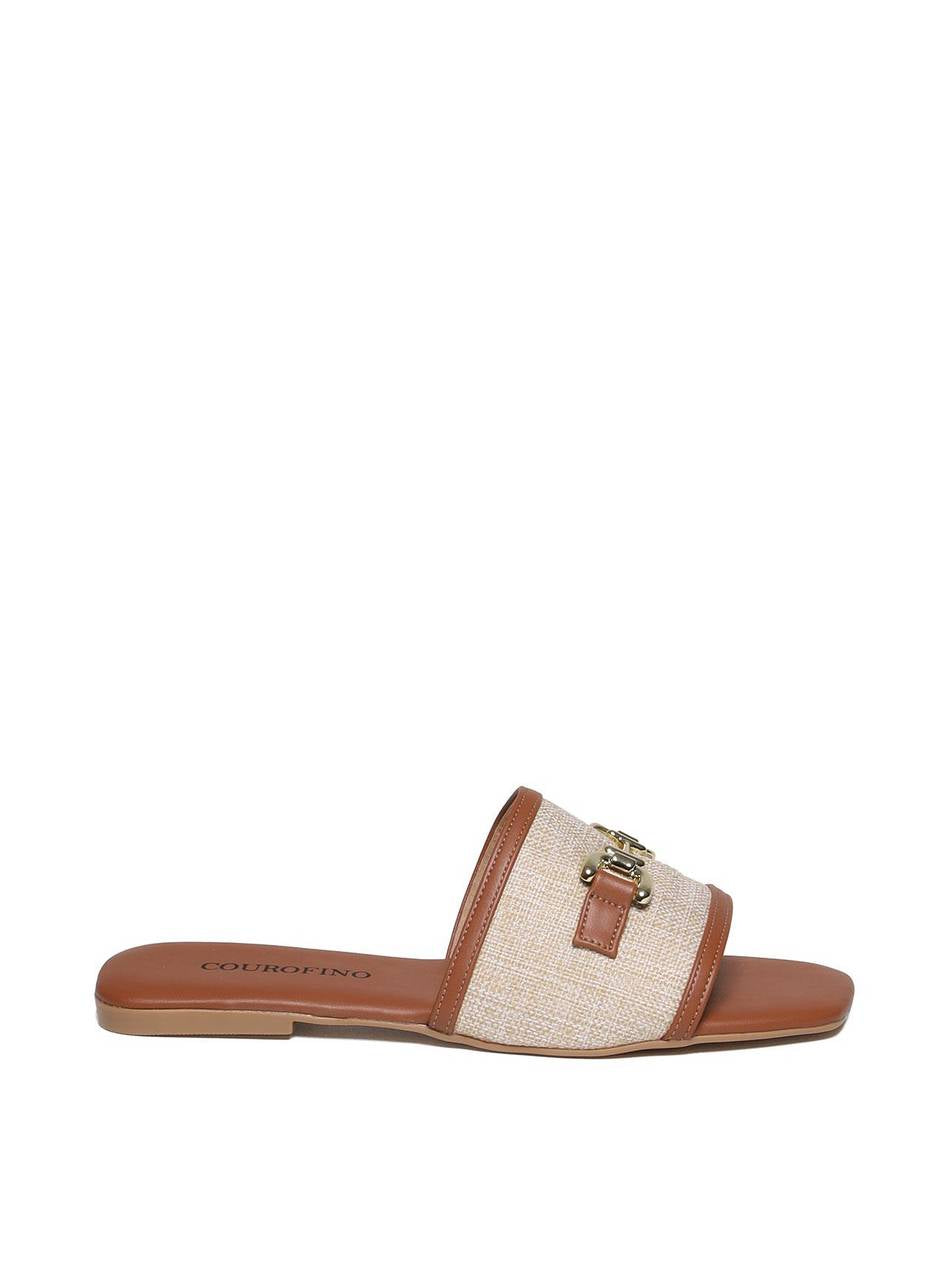 Sandália Feminina Rasteira Slide - Castor SDI-11624 - CS
