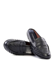 Mule Mocassim Drapeado - Preta SDI-12137 - PR