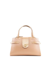 Bolsa Tote Retangular com 3 Divisórias - Nude BSI-6443 - NU
