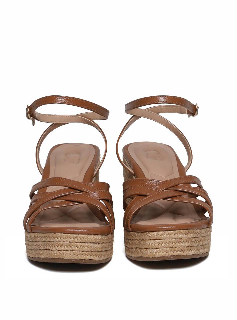 Sandália Plataforma Frente Entrelaçada - Castor SDI-11572 - CS