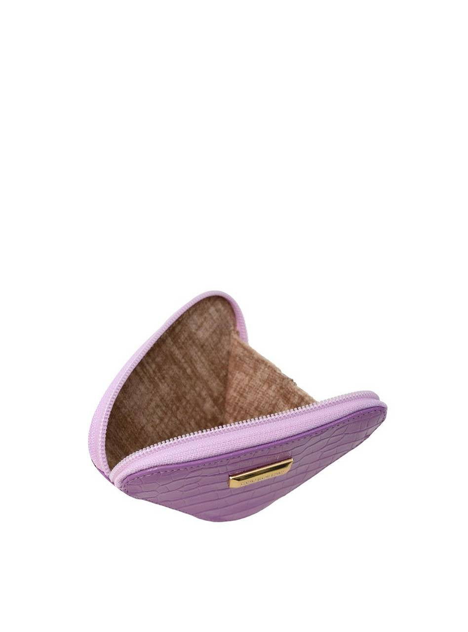 Bolsa Clutch Triangular Pequena Lilás BSI-5532 - LI