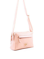 Bolsa Baú Transversal Duas Divisórias - Nude BSI-6321 - NU