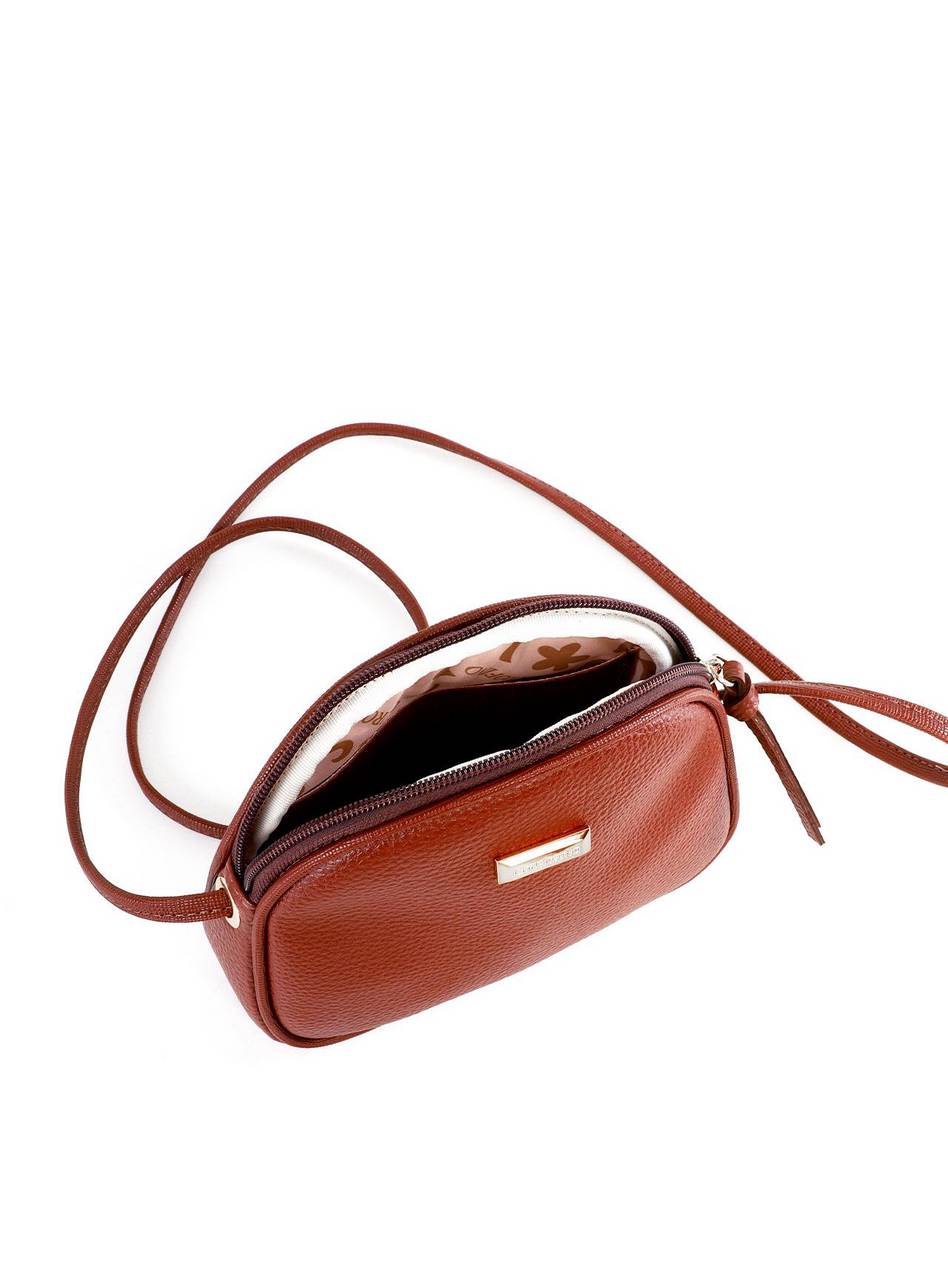 Bolsa Tote Transversal Arredondada - Cacau BSI-6343 - CA