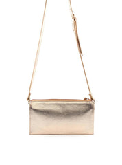 Bolsa Transversal Retangular Laço - Ouro BSI-6383 - AU