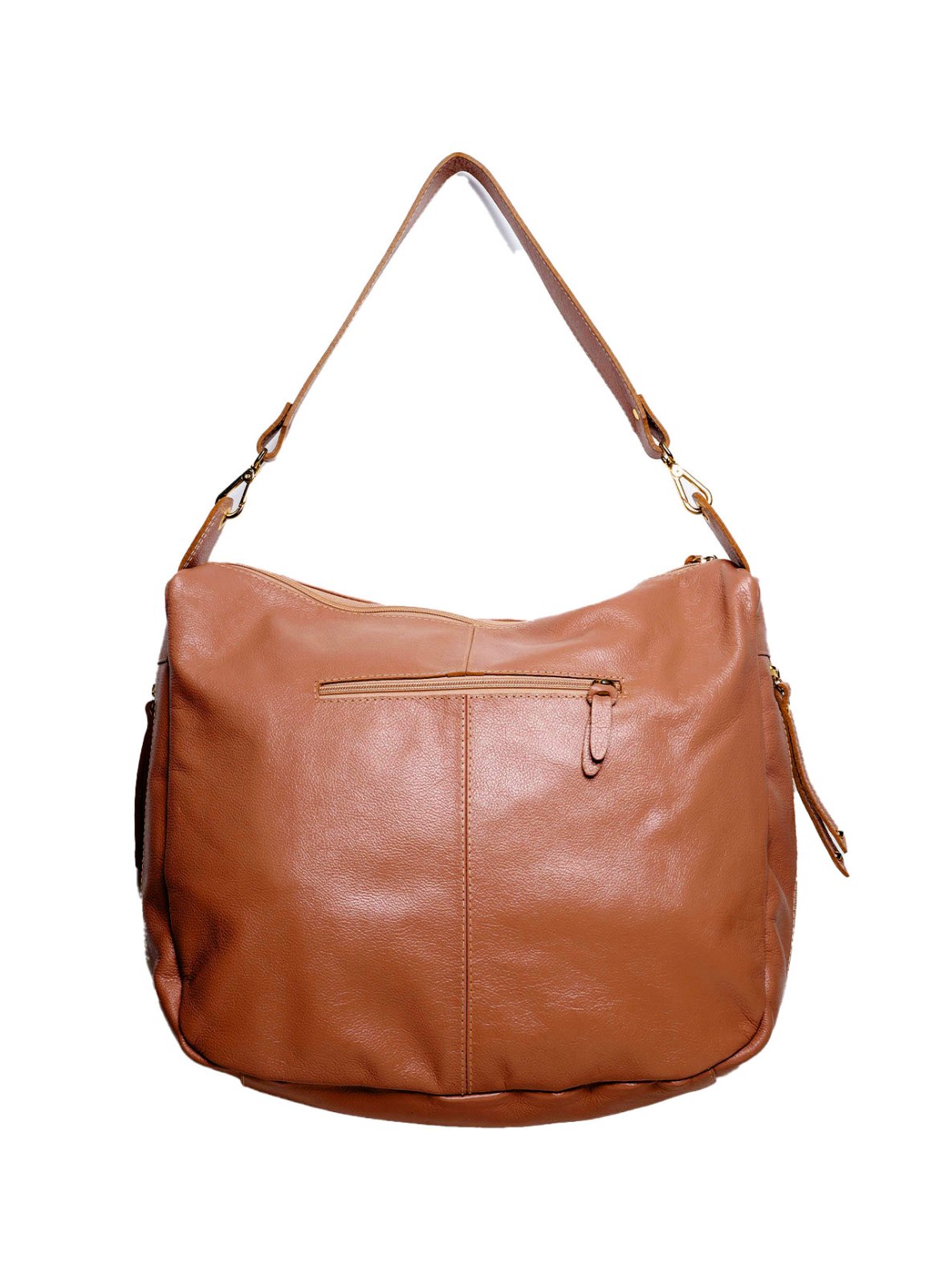 Bolsa Feminina Hobo Tiracolo Couro Castor BSI-5704 - CS