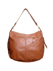 Bolsa Feminina Hobo Tiracolo Couro Castor BSI-5704 - CS