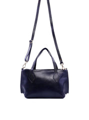 Bolsa Tote Alça Dupla Croco - Preta BSI-6329 - PR