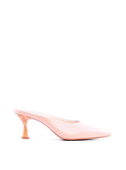 Mule Salto Taça Bico Folha - Nude SDI-11980 - NU