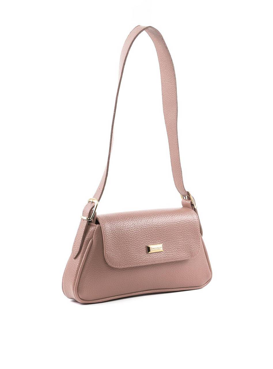 Bolsa Satchel Tiracolo Regulável - Nude BSI-5736 - NU