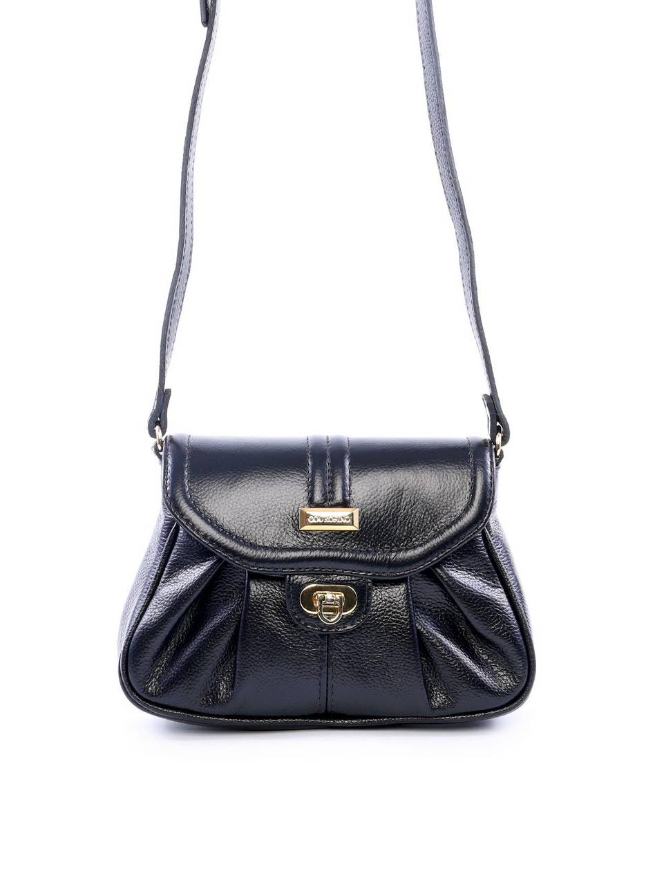 Bolsa Saddle Transversal Drapeada - Preta BSI-6089 - PR