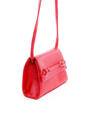 Bolsa Satchel Transversal com Fivelas - Vermelha BSI-6112 - VE