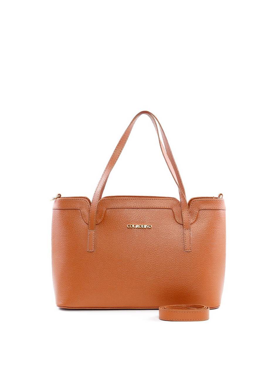 Bolsa Tote com Alça Dupla e Detalhe na Borda - Castor BSI-6174 - CS