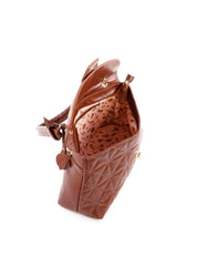 Bolsa Satchel Tiracolo em Matelasse - Castor BSI-6056 - CS