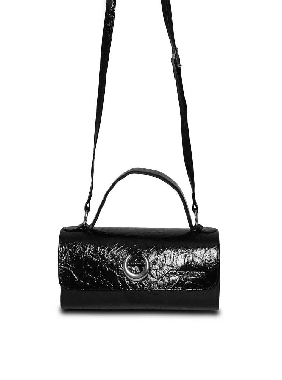 Bolsa Baú Média Tiracolo Removível - Preta BSI-5963 - PR