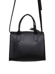 Bolsa Feminina Tote Transversal Sintético Preta BSI-5819 - PR