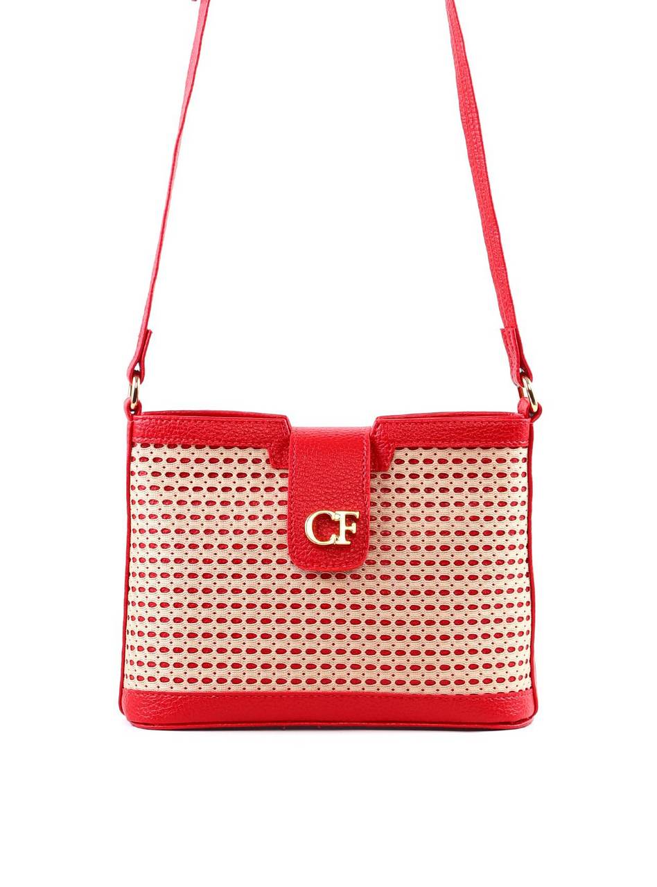 Bolsa Transversal Detalhe Tela Frontal - Vermelha BSI-6377 - VE