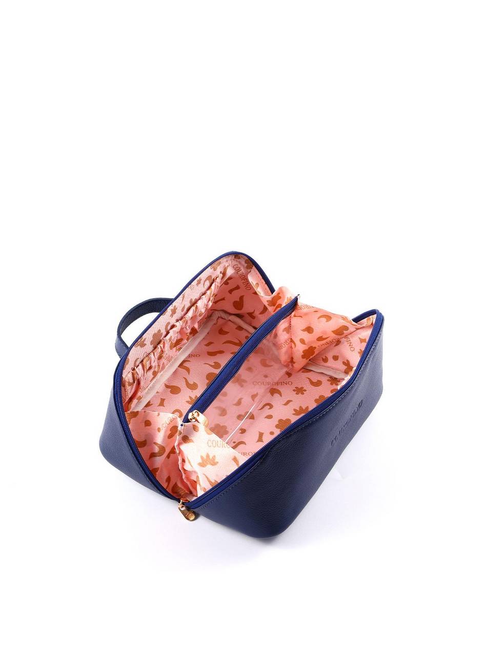 Necessaire Feminina Retangular com Alça de Mão - Azul NSI-139 - AZ