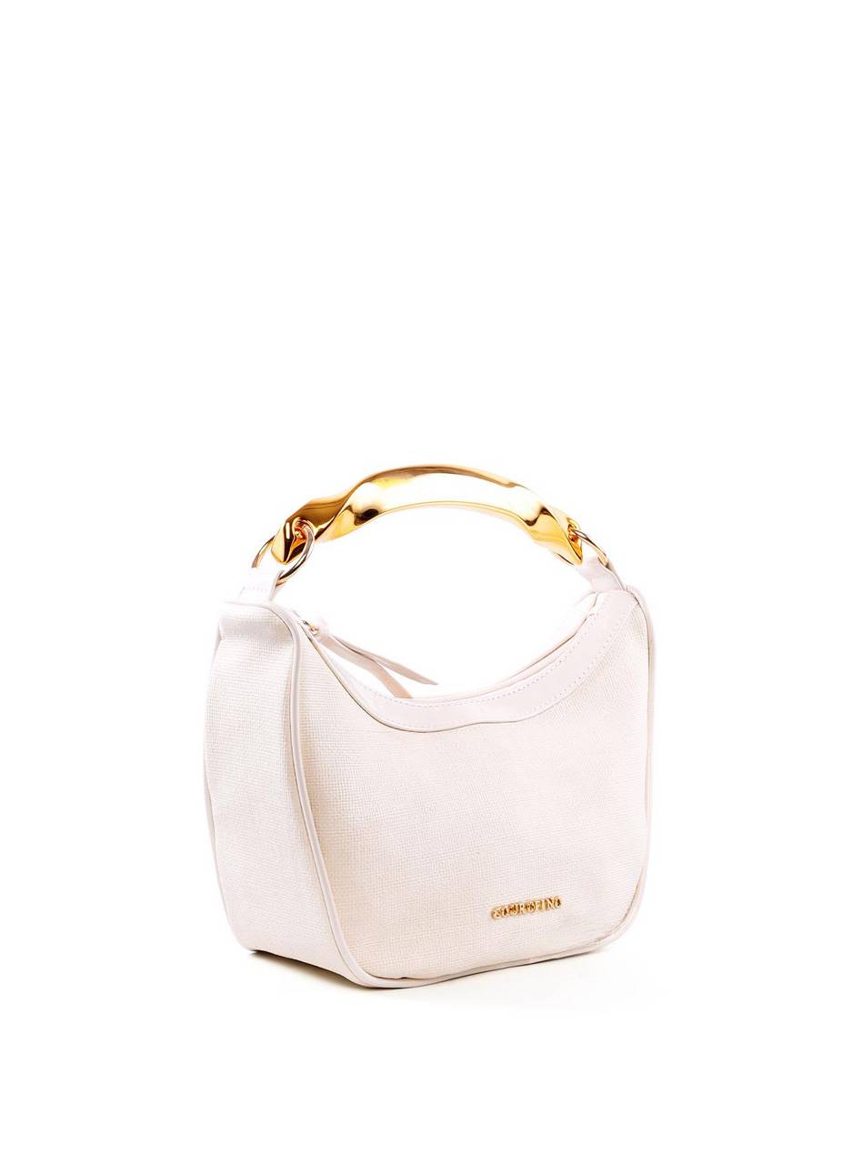 Bolsa Hobo com Alça Geométrica e Corrente - Fenno BSI-6428 - FE