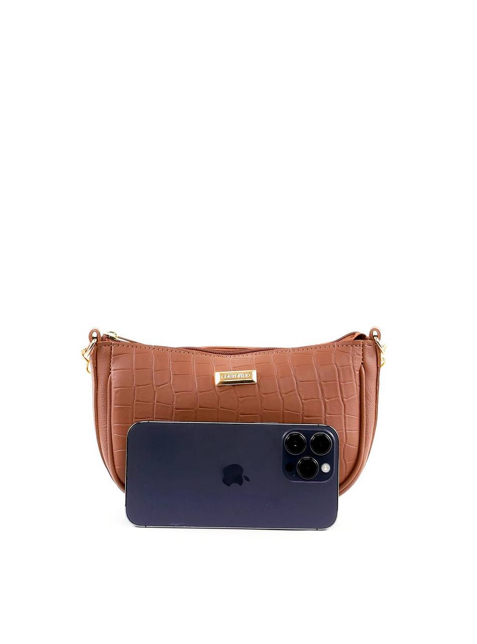 Bolsa Hobo Pequena com Alça Dupla - Castor BSI-6433 - CS