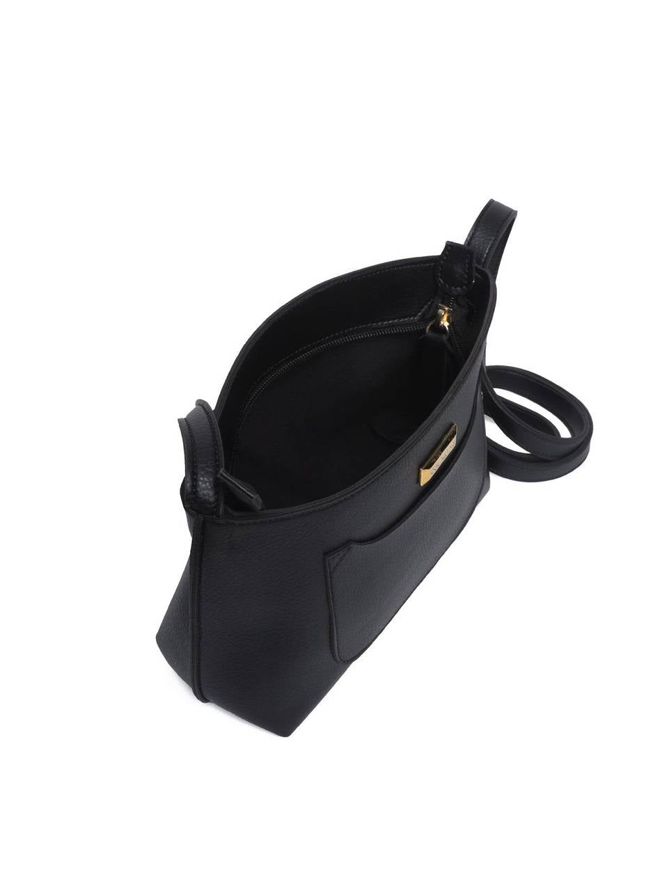 Bolsa Baguette Bolso Pequena Preta BSI-5553 - PR