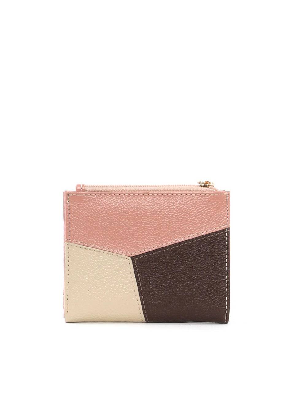 Carteira Feminina Slim Patchwork - Nude CAI-1036 - NU