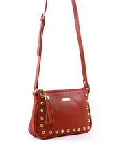 Bolsa Clutch Couro Pequena Transversal - Castor BSI-5873 - CS