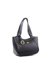 Bolsa Shopper Média com Charm - Preta BSI-6461 - PR